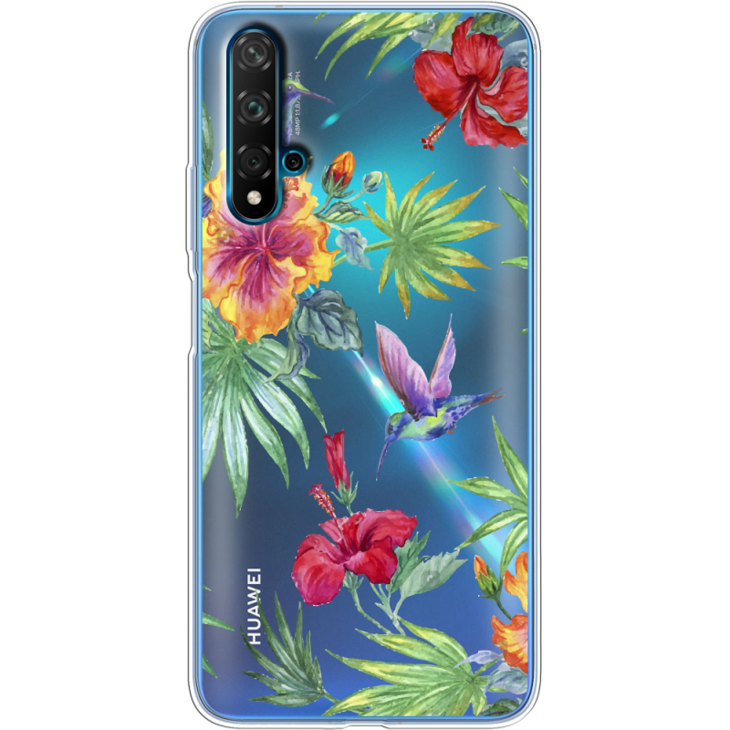 Прозрачный чехол Uprint Huawei Nova 5T Tropical