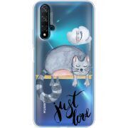 Прозрачный чехол Uprint Huawei Nova 5T Just Love