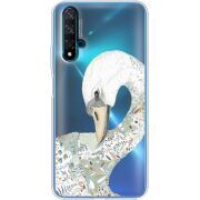 Прозрачный чехол Uprint Huawei Nova 5T Swan