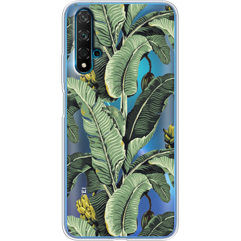 Прозрачный чехол Uprint Huawei Nova 5T Banana Leaves