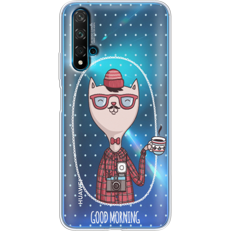 Прозрачный чехол Uprint Huawei Nova 5T Good Morning