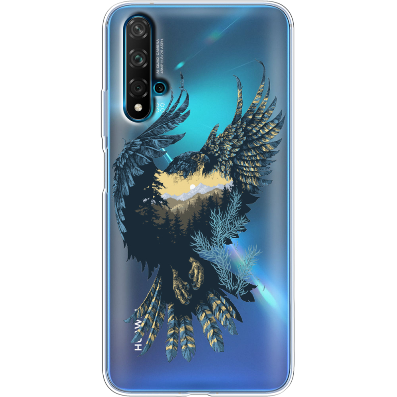 Прозрачный чехол Uprint Huawei Nova 5T Eagle