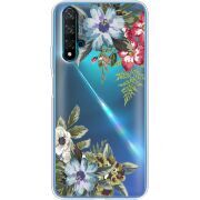 Прозрачный чехол Uprint Huawei Nova 5T Floral