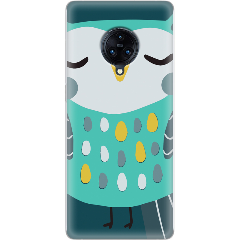 Чехол Uprint Vivo Nex 3 Green Owl