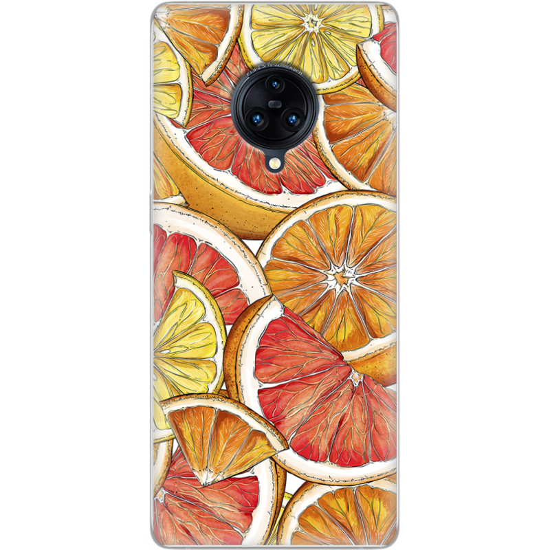 Чехол Uprint Vivo Nex 3 Citrus Pattern