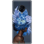 Чехол Uprint Vivo Nex 3 Exquisite Blue Flowers