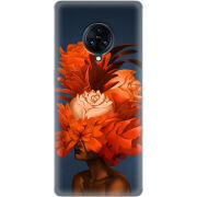 Чехол Uprint Vivo Nex 3 Exquisite Orange Flowers