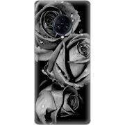 Чехол Uprint Vivo Nex 3 Black and White Roses