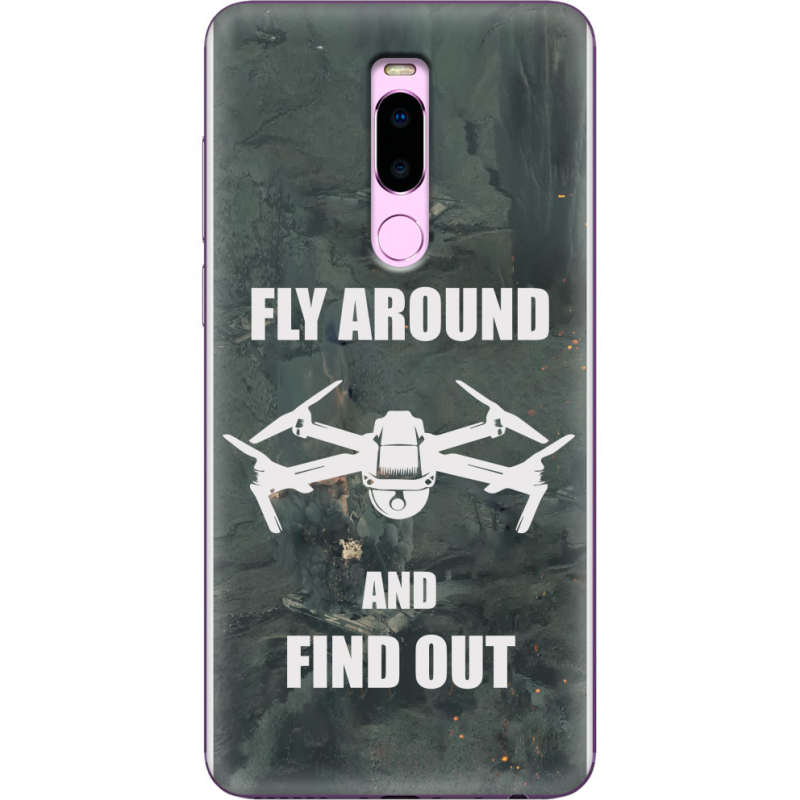 Чехол Uprint Meizu Note 8 (M8 Note) Дрон Fly Around