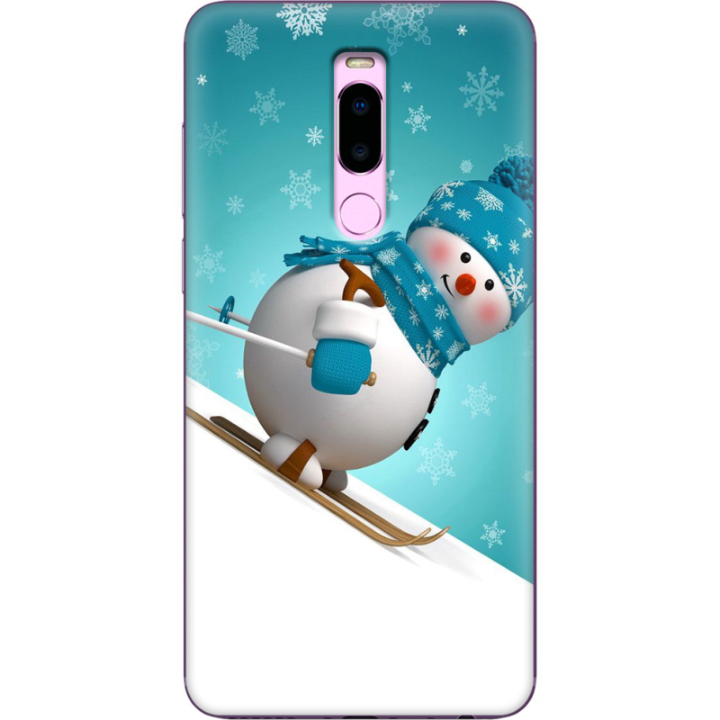 Чехол Uprint Meizu Note 8 (M8 Note) Skier Snowman