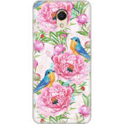 Чехол Uprint Meizu M6S Birds and Flowers