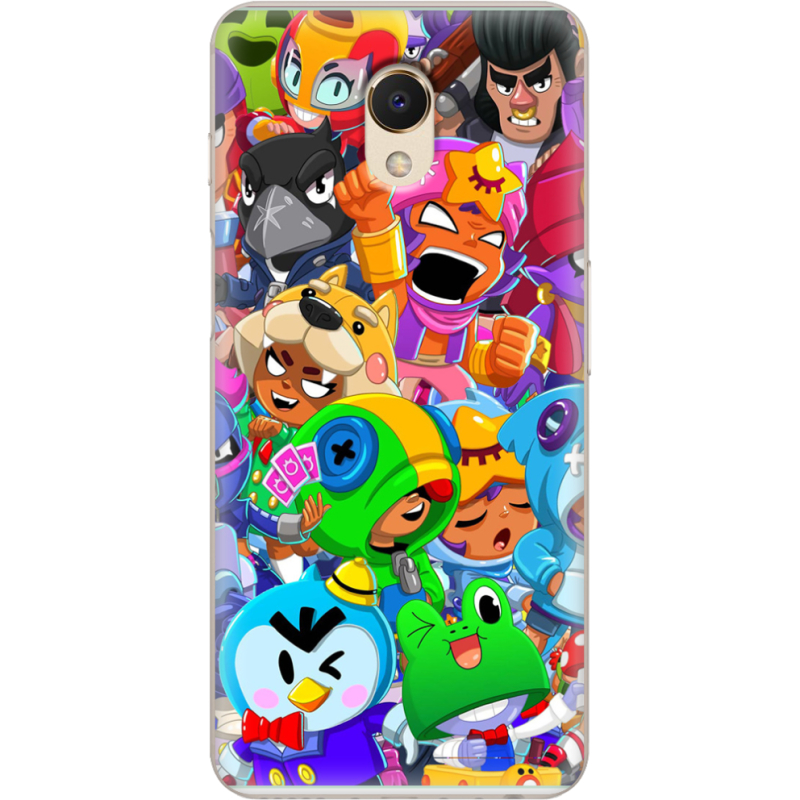 Чехол Uprint Meizu M6S friends brawl stars