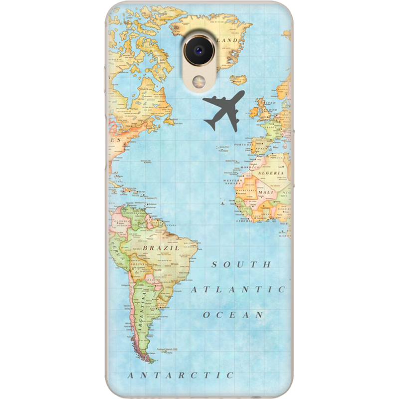 Чехол Uprint Meizu M6S Карта