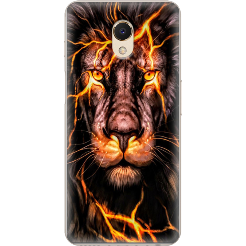 Чехол Uprint Meizu M6S Fire Lion