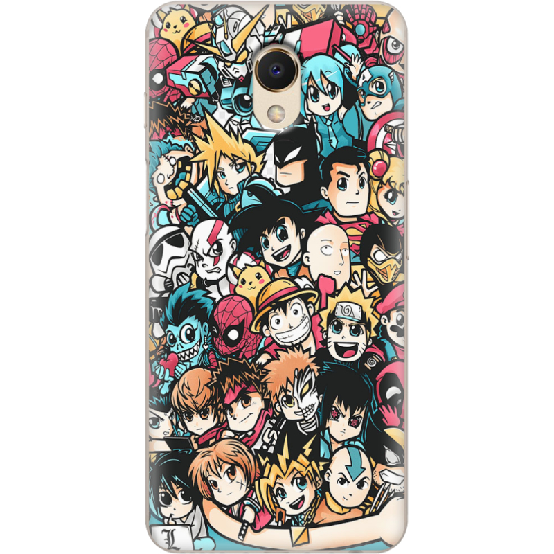 Чехол Uprint Meizu M6S Anime Stickers