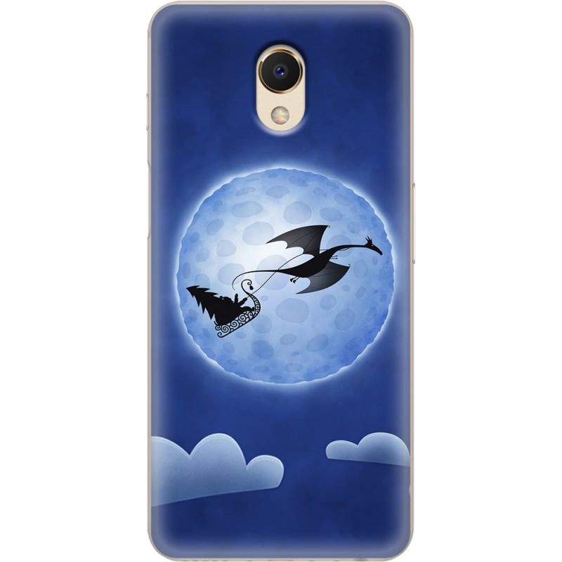 Чехол Uprint Meizu M6S Christmas Dragon