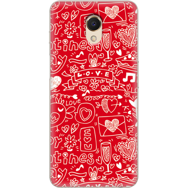 Чехол Uprint Meizu M6S Happy Valentines