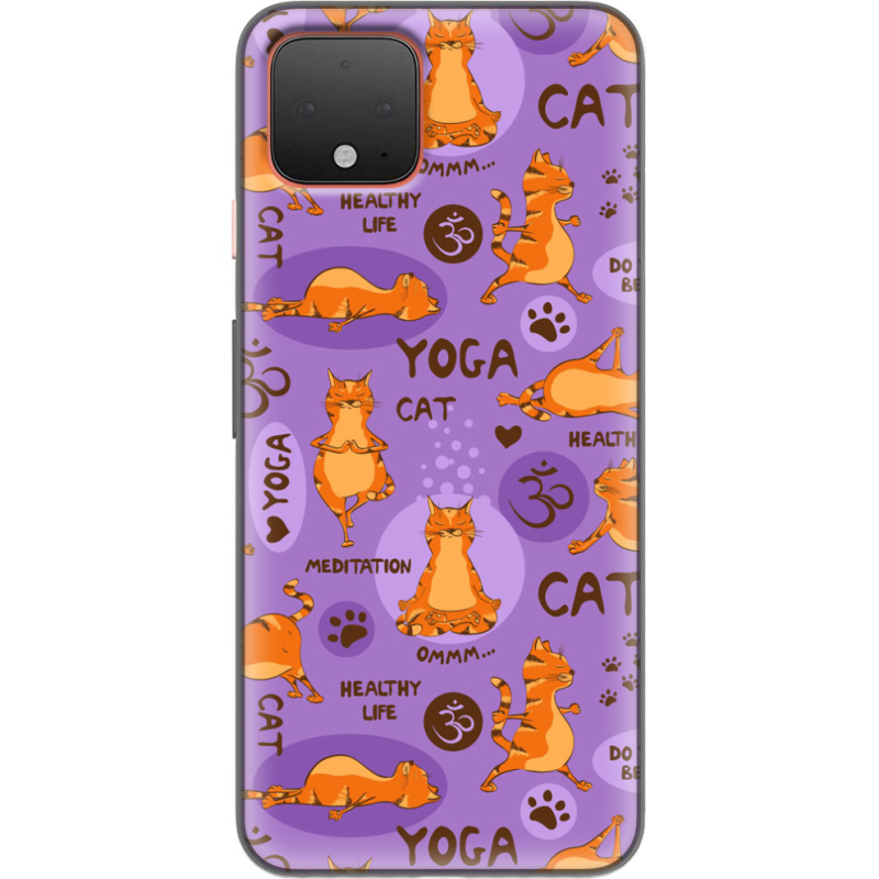 Чехол Uprint Google Pixel 4 Yoga Cat