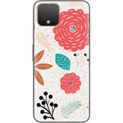 Чехол Uprint Google Pixel 4 Line Flowers