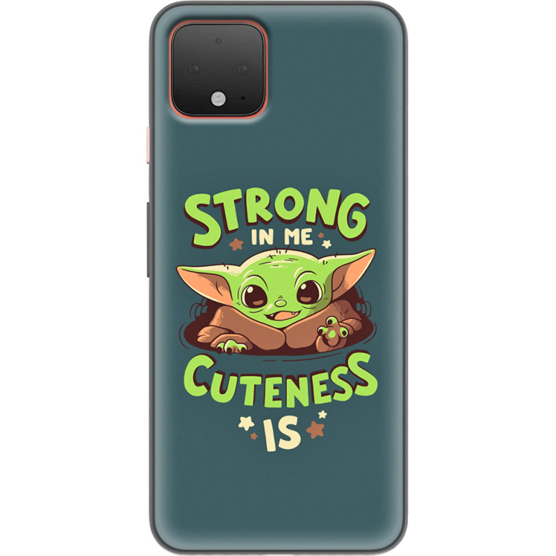 Чехол Uprint Google Pixel 4 Strong in me Cuteness is