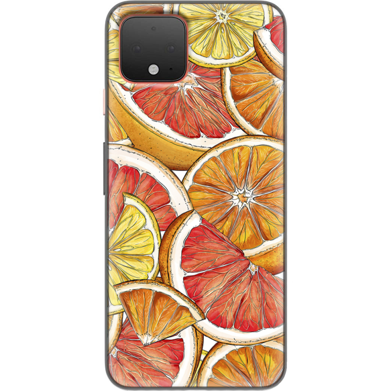 Чехол Uprint Google Pixel 4 Citrus Pattern