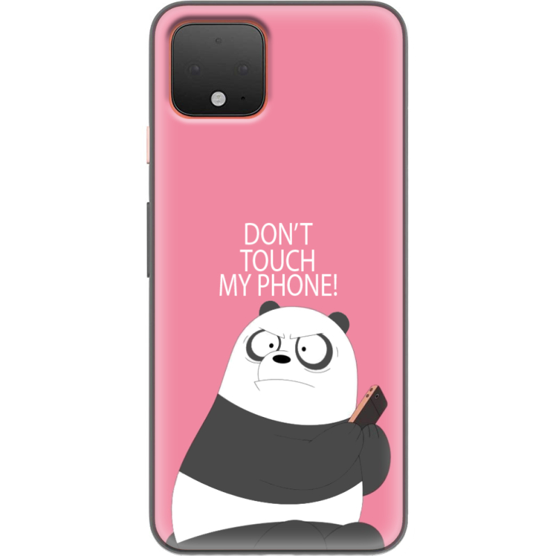 Чехол Uprint Google Pixel 4 Dont Touch My Phone Panda