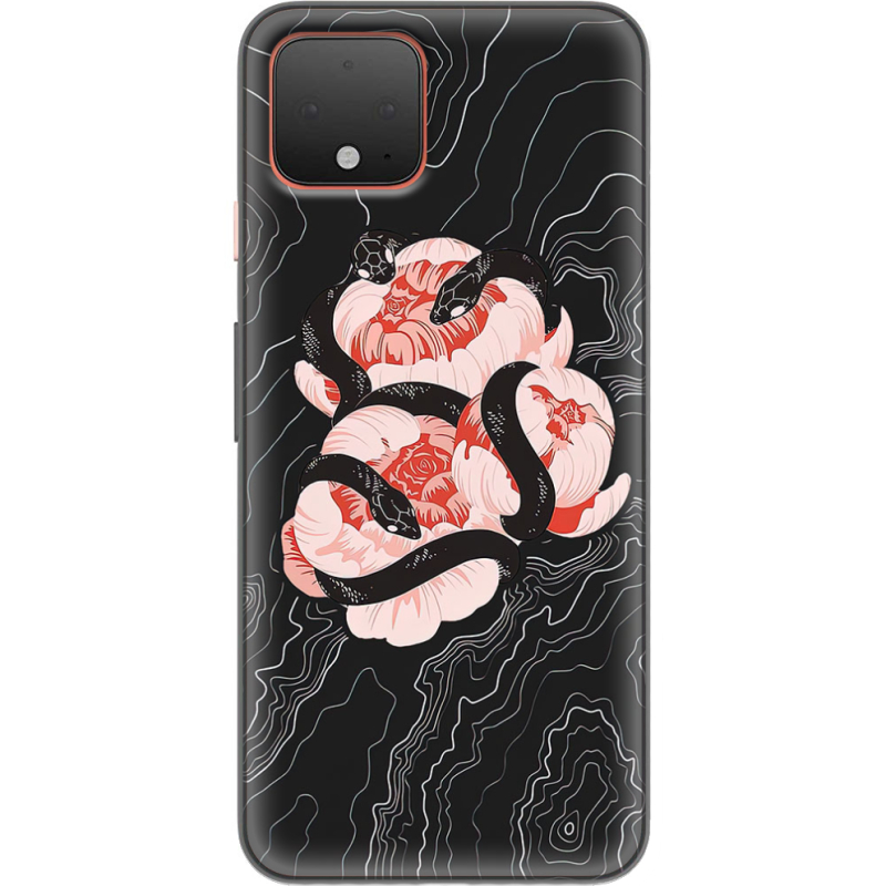 Чехол Uprint Google Pixel 4 Snake Rose