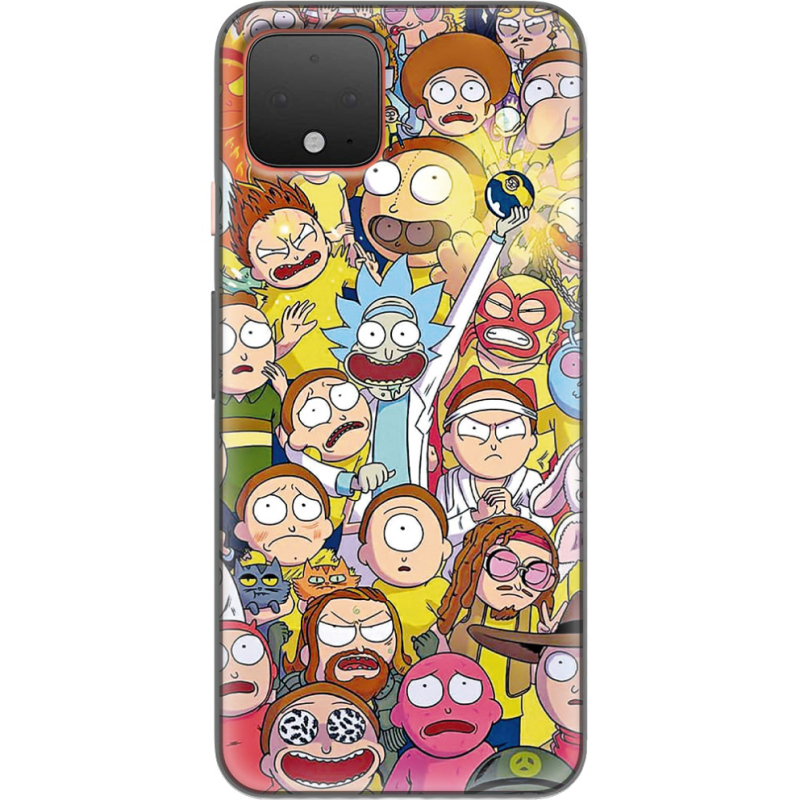 Чехол Uprint Google Pixel 4 Rick and Morty