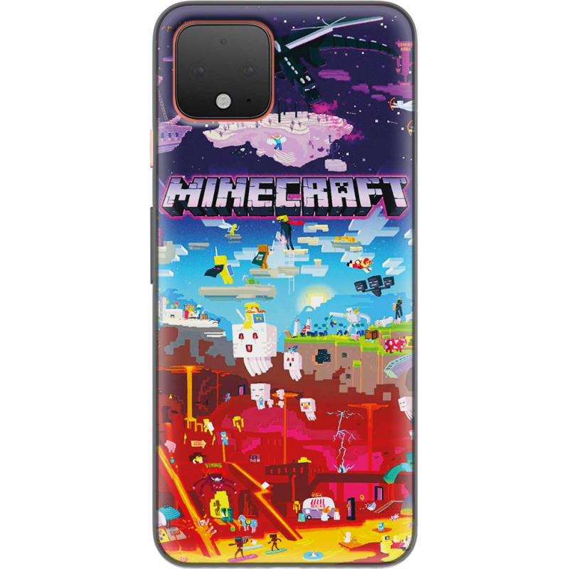 Чехол Uprint Google Pixel 4 Minecraft World Beyond