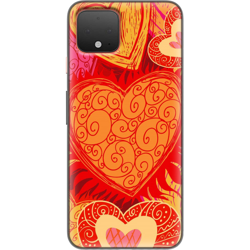 Чехол Uprint Google Pixel 4 Warm Hearts