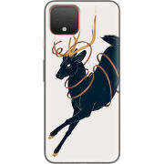 Чехол Uprint Google Pixel 4 Black Deer