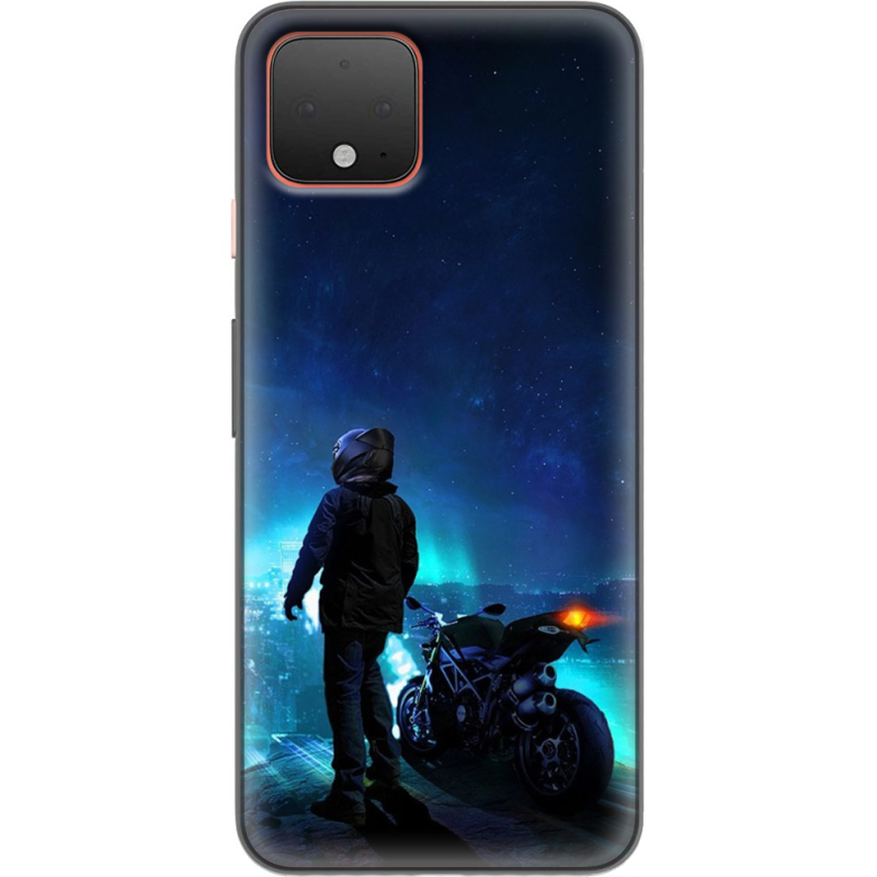 Чехол Uprint Google Pixel 4 Motorcyclist