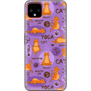 Чехол Uprint Google Pixel 4 XL Yoga Cat