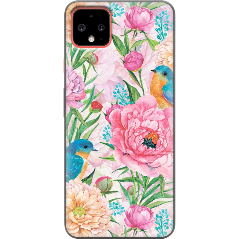 Чехол Uprint Google Pixel 4 XL Birds in Flowers