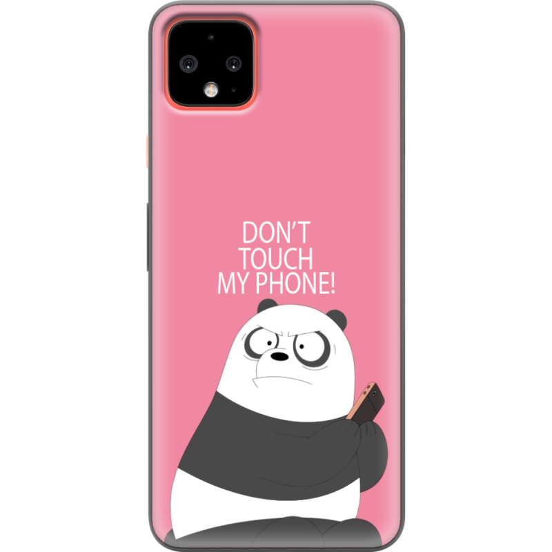 Чехол Uprint Google Pixel 4 XL Dont Touch My Phone Panda