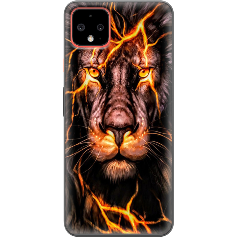 Чехол Uprint Google Pixel 4 XL Fire Lion