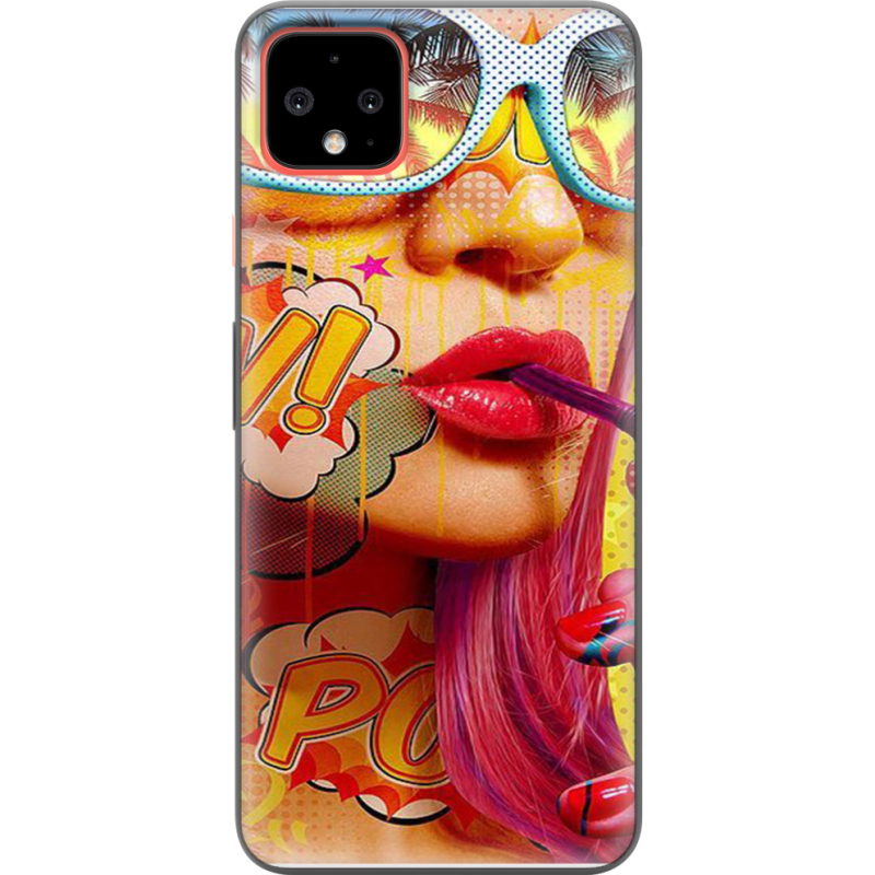 Чехол Uprint Google Pixel 4 XL Yellow Girl Pop Art