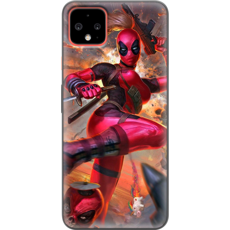 Чехол Uprint Google Pixel 4 XL Woman Deadpool