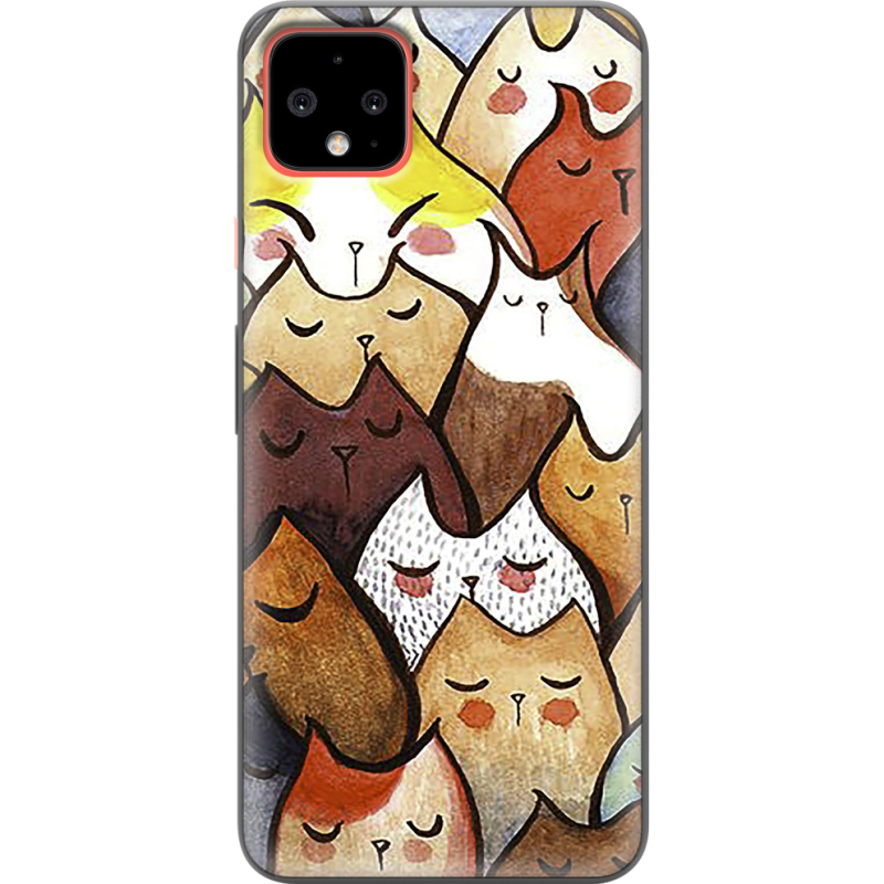 Чехол Uprint Google Pixel 4 XL Sleepy Cats