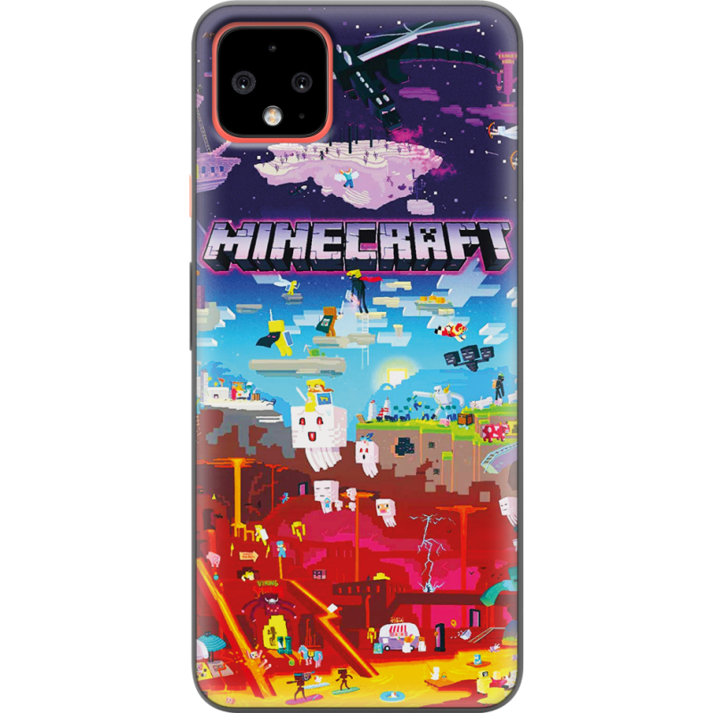 Чехол Uprint Google Pixel 4 XL Minecraft World Beyond