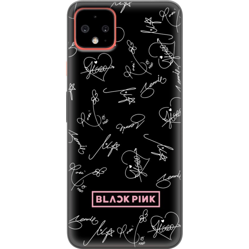 Чехол Uprint Google Pixel 4 XL Blackpink автограф