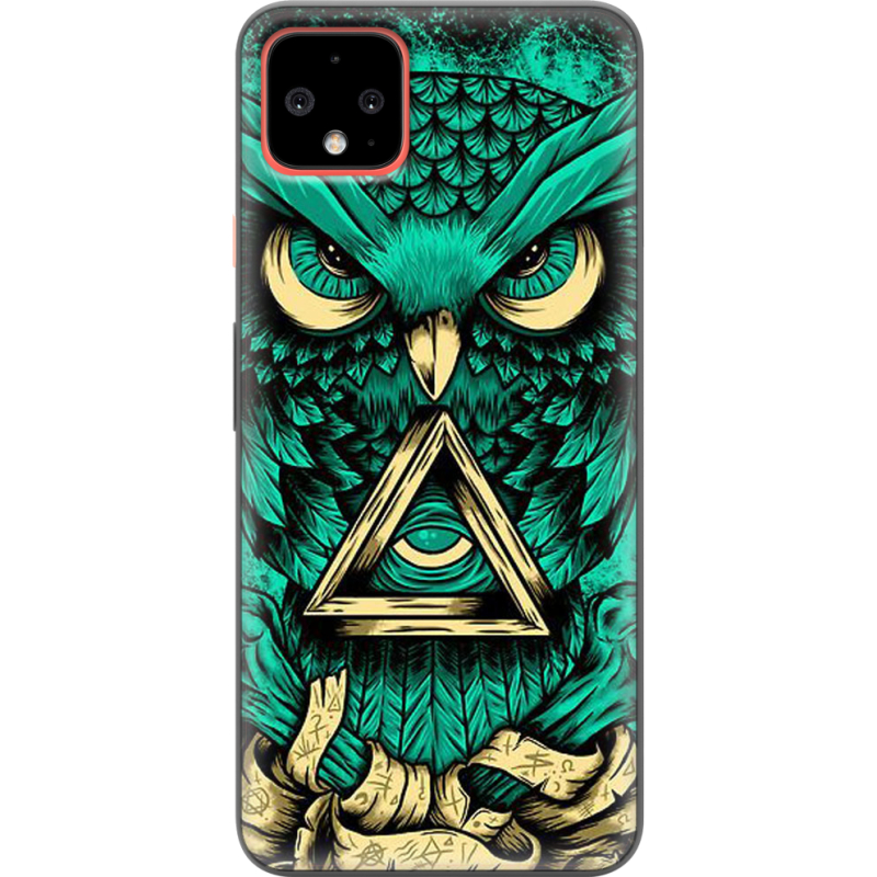 Чехол Uprint Google Pixel 4 XL Masonic Owl