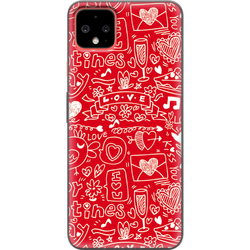 Чехол Uprint Google Pixel 4 XL Happy Valentines