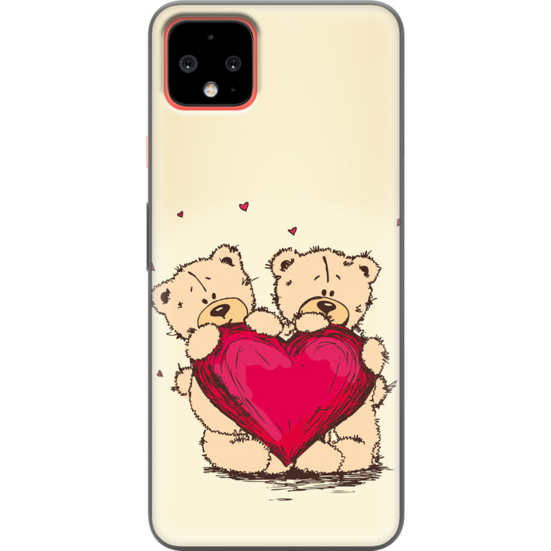 Чехол Uprint Google Pixel 4 XL Teddy Bear Love