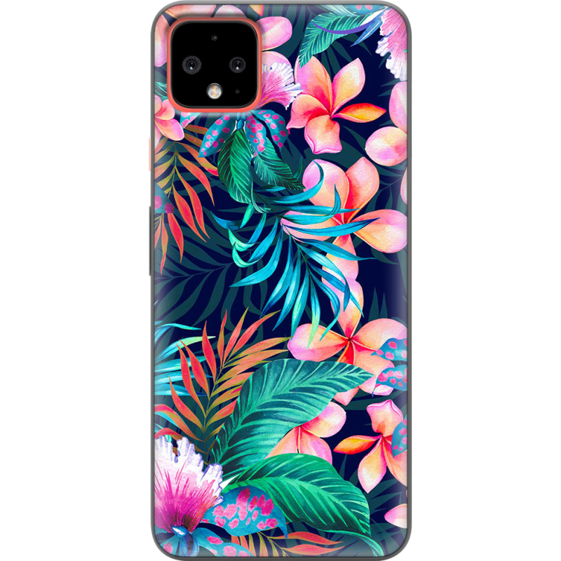 Чехол Uprint Google Pixel 4 XL flowers in the tropics