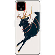 Чехол Uprint Google Pixel 4 XL Black Deer