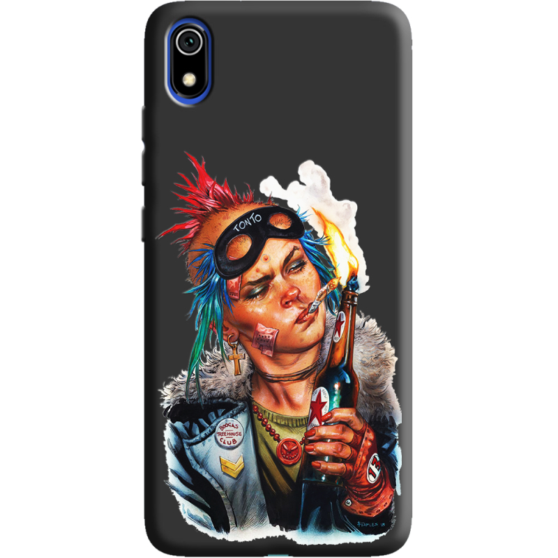 Черный чехол Uprint Xiaomi Redmi 7A Tanker Girl