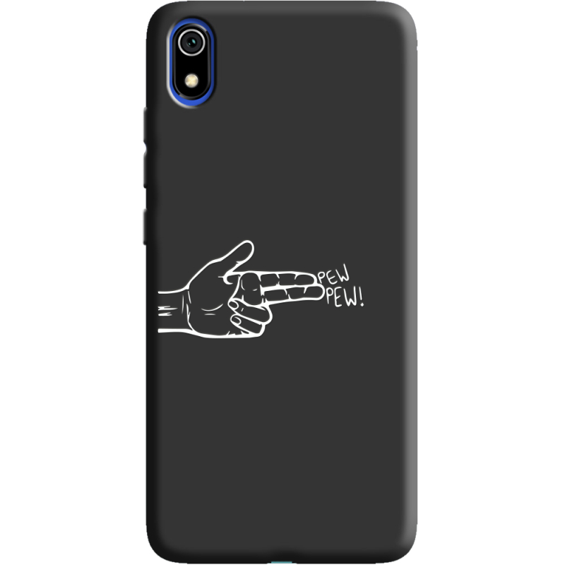 Черный чехол Uprint Xiaomi Redmi 7A Pew Pew