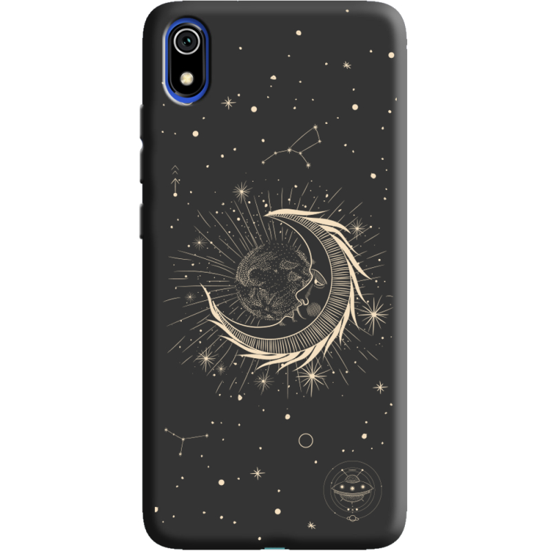 Черный чехол Uprint Xiaomi Redmi 7A Moon