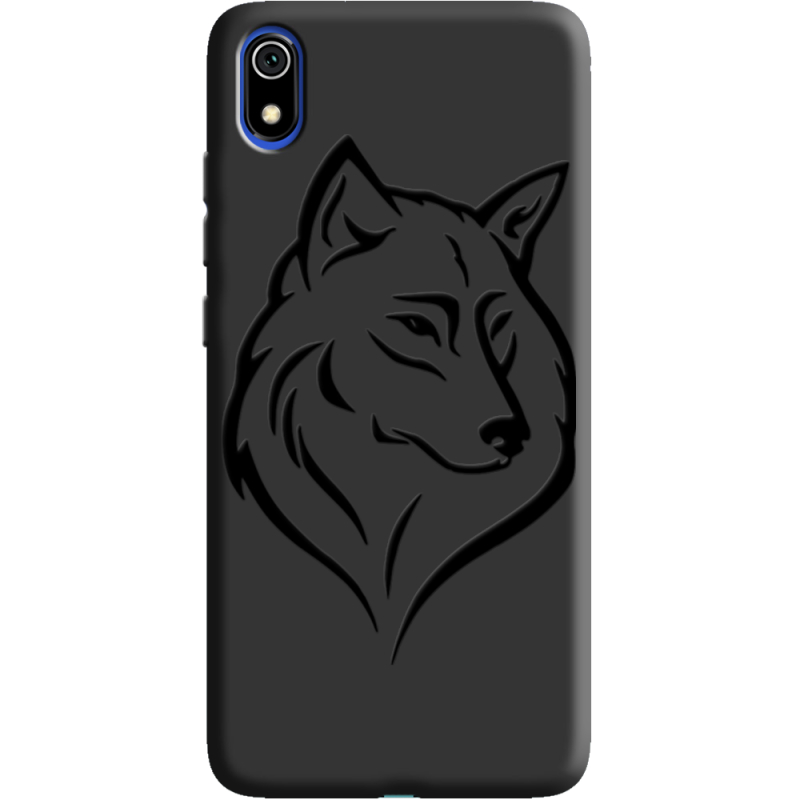 Черный чехол Uprint Xiaomi Redmi 7A Wolf